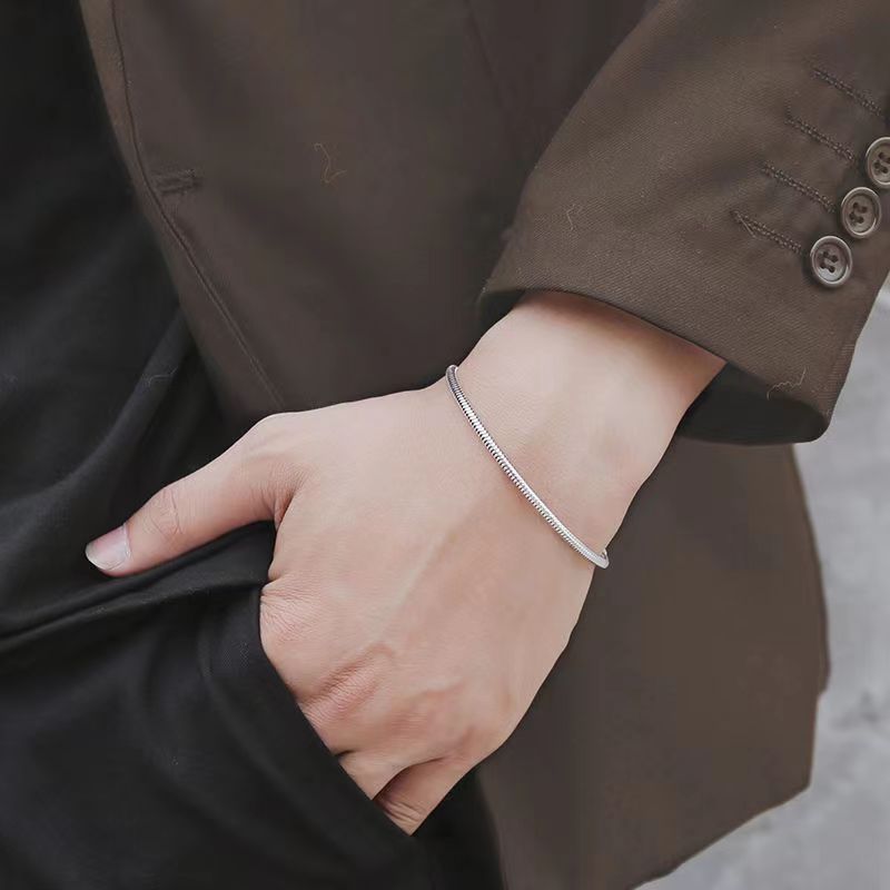 Men Snake Chain Bracelet
