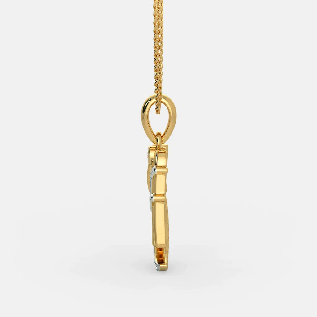 Shree Ram Premium Gold Plated Chain Pendant