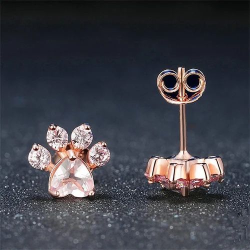 Pet Paw-Shaped Earrings