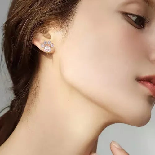 Pet Paw-Shaped Earrings